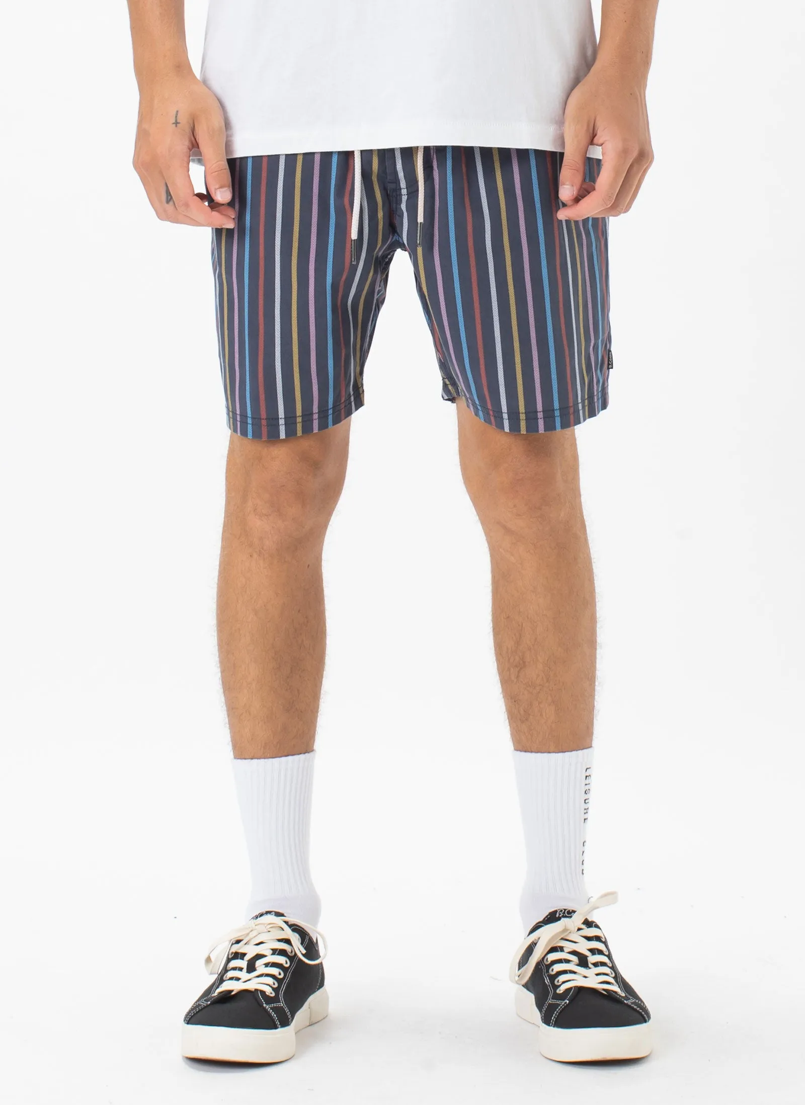 Amphibious Swim Short Slate Stripe