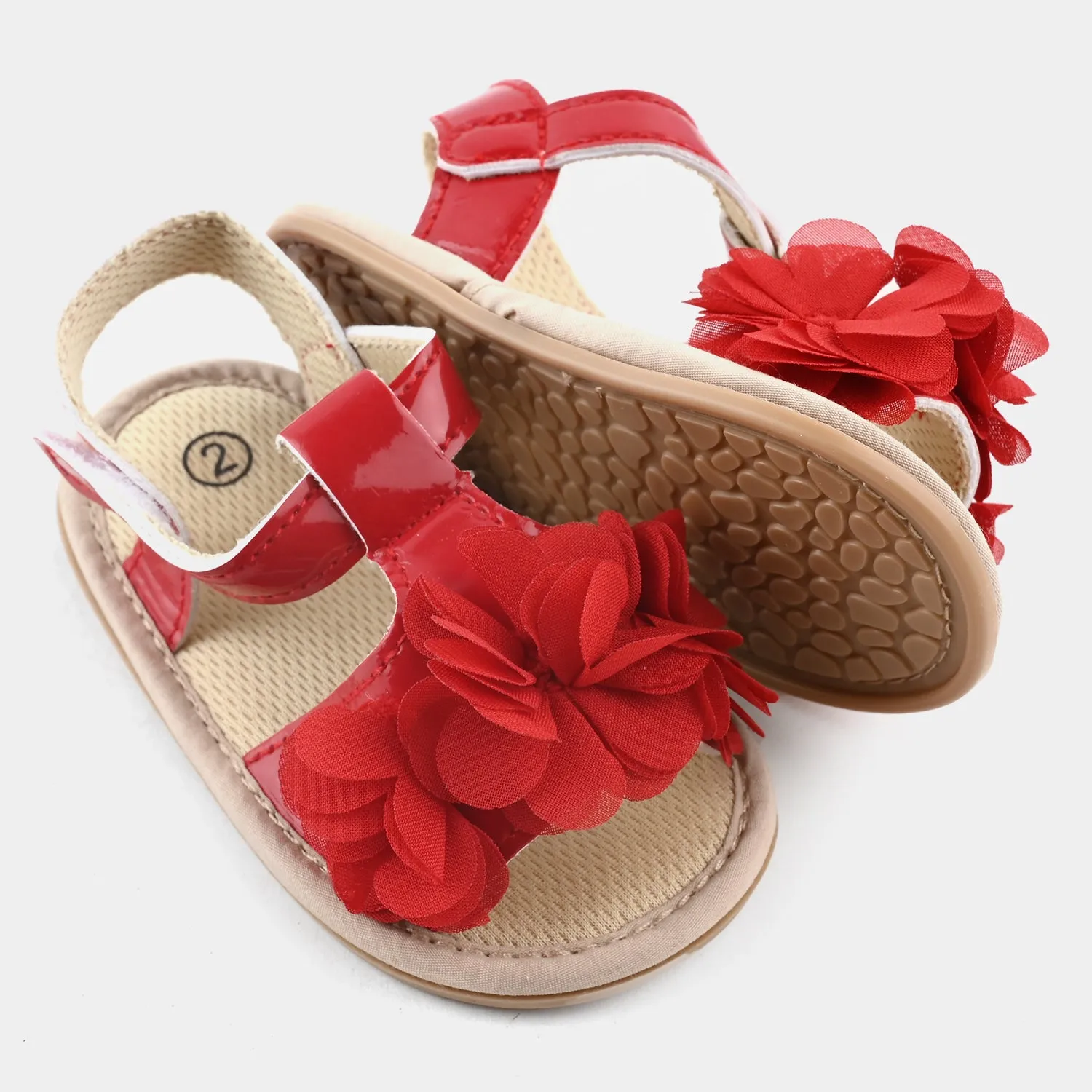 Baby Girls Shoes F05-Red