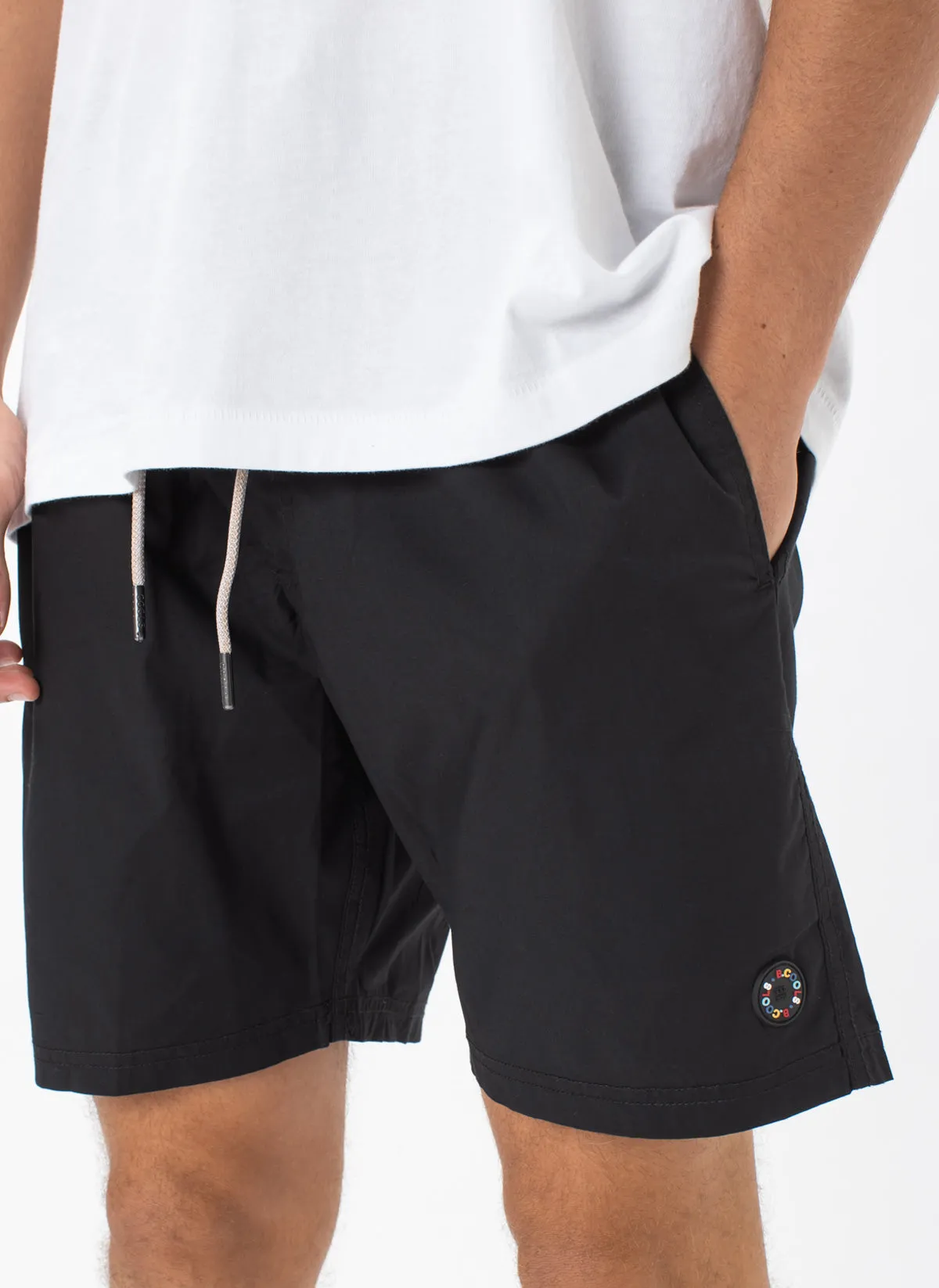 Badge Amphibious Swim Short Black