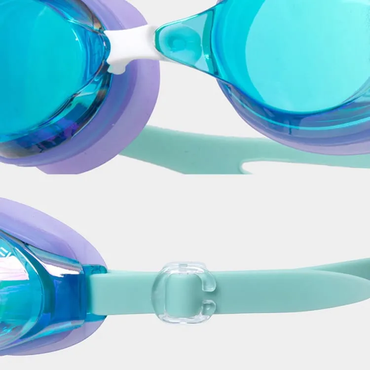 Barrel Training Mirror Swim Goggles-AQUA/MINT