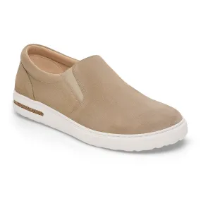 Birkenstock Oswego Narrow Slip On Sneaker (Women) - Taupe Suede