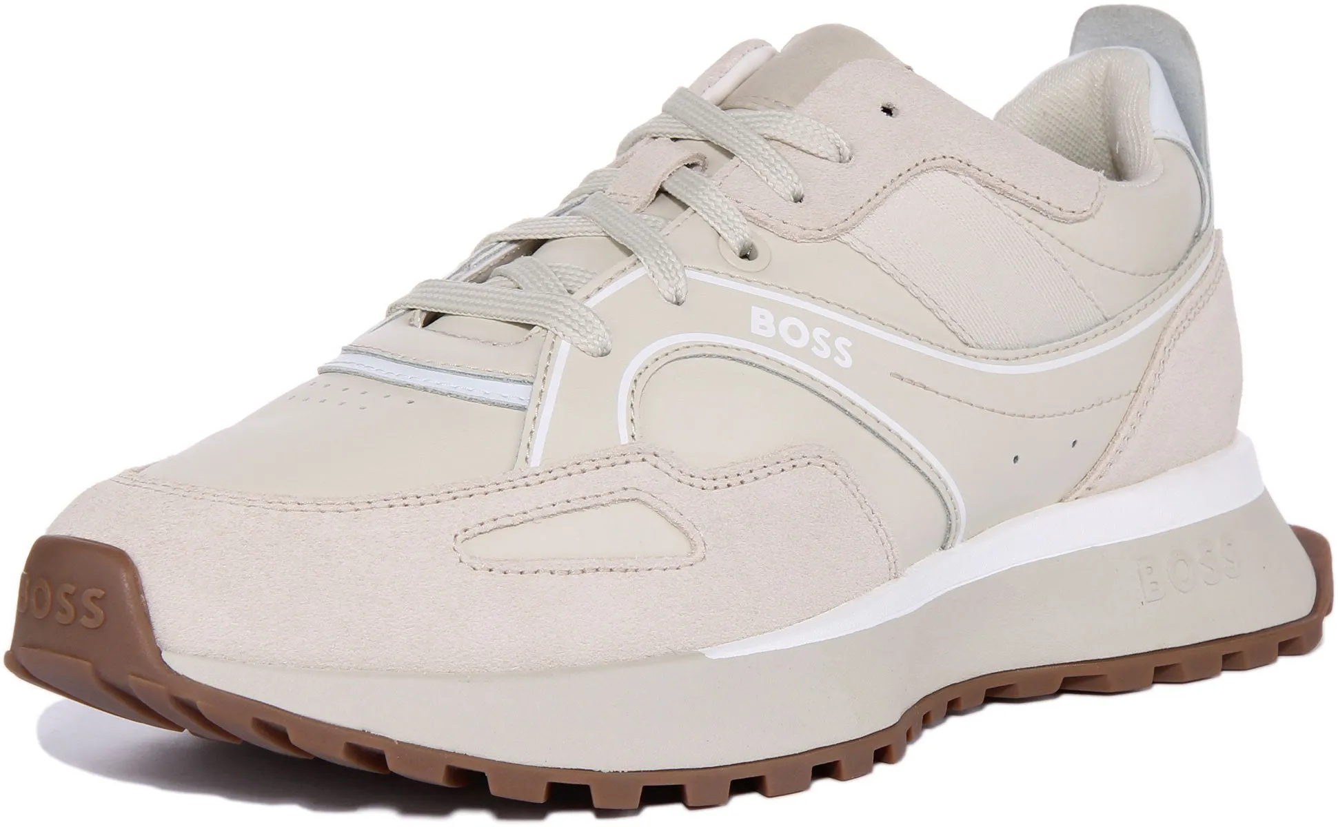 Boss Jonah Runner Itsd In Cream For Men