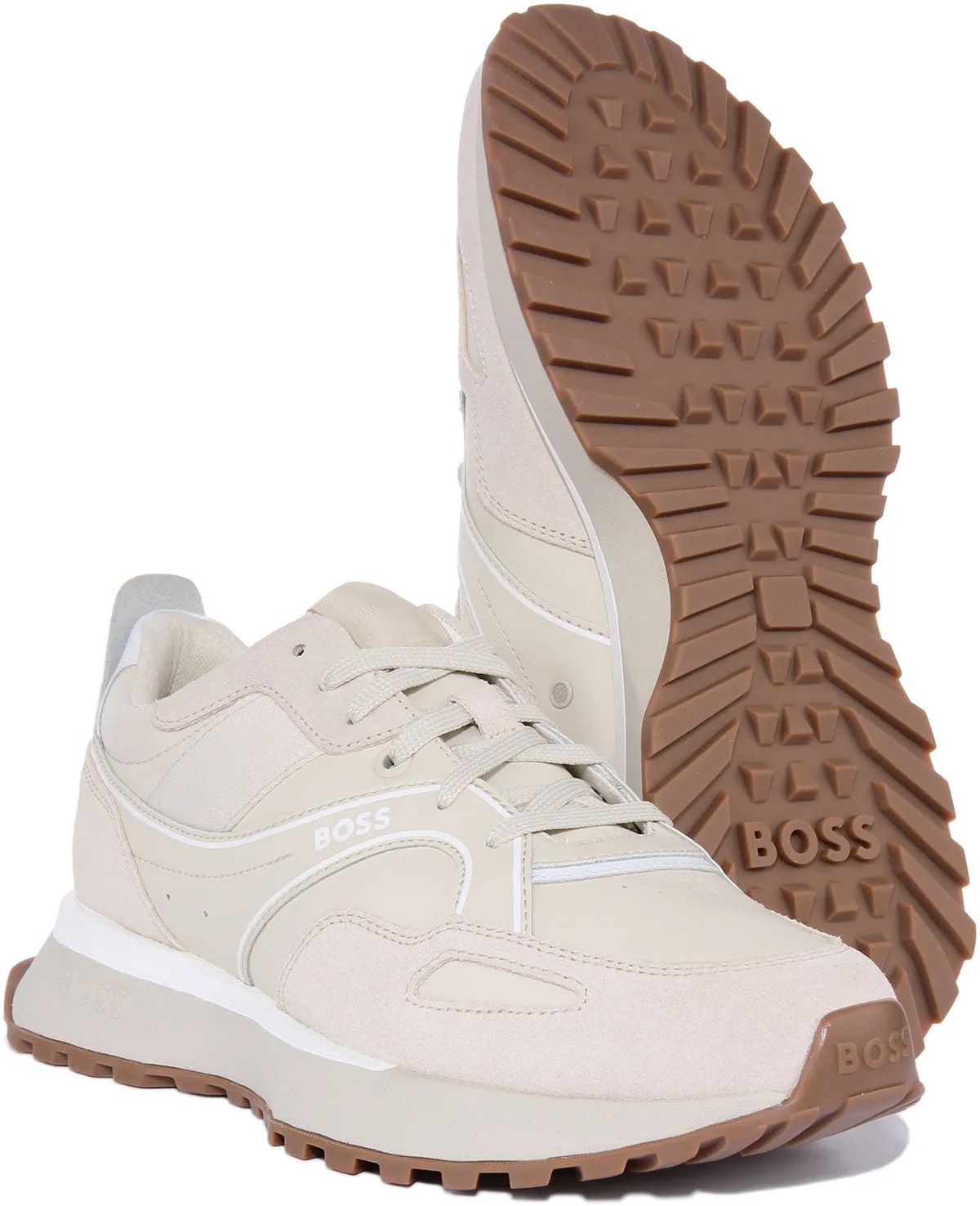 Boss Jonah Runner Itsd In Cream For Men