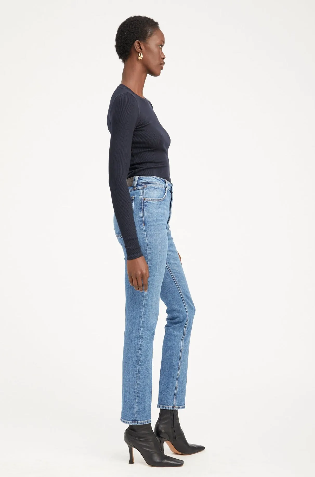 Charlotte Slim Straight Denim