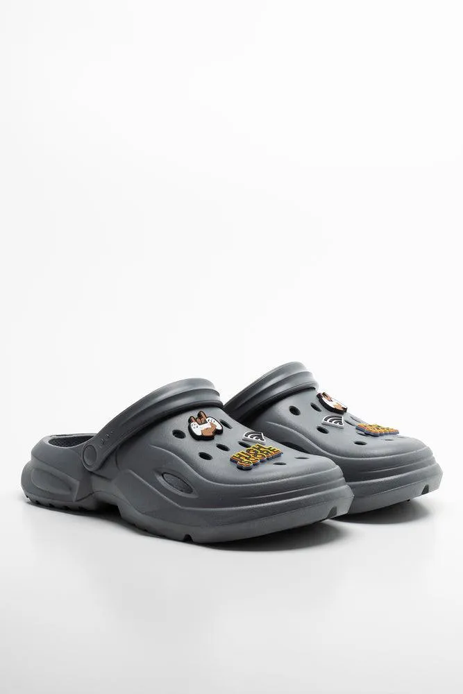 Charms Clog Charcoal