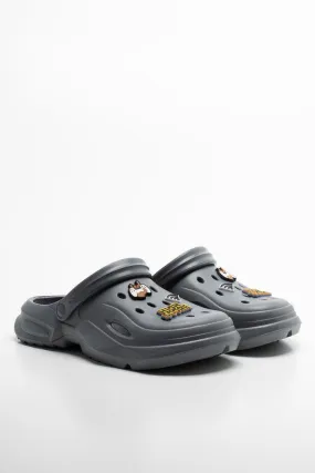 Charms Clog Charcoal