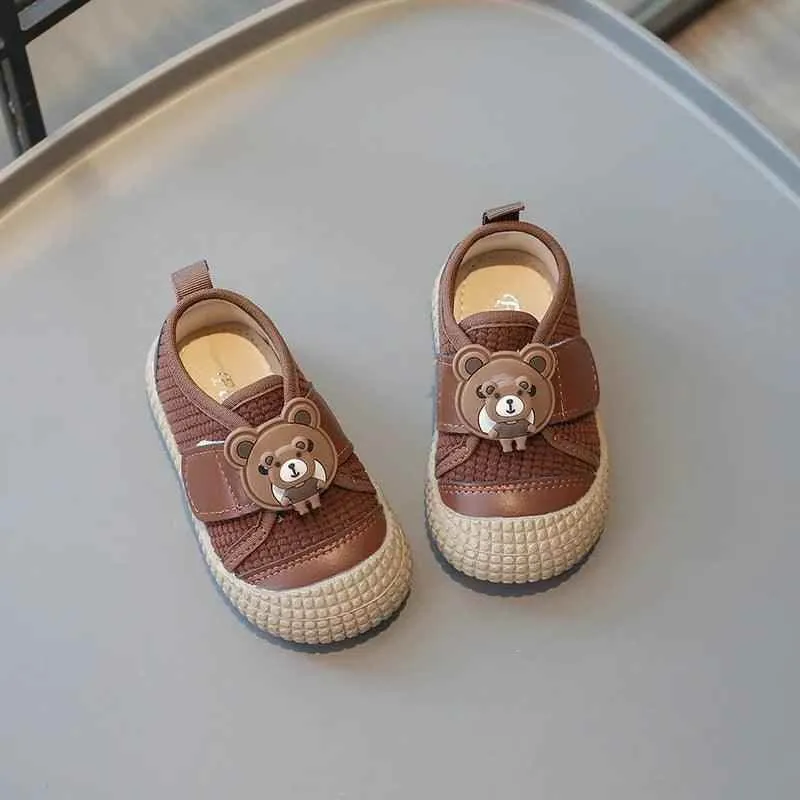 Children's Casual Shoes - Bear Cartoon Flat - TSS296