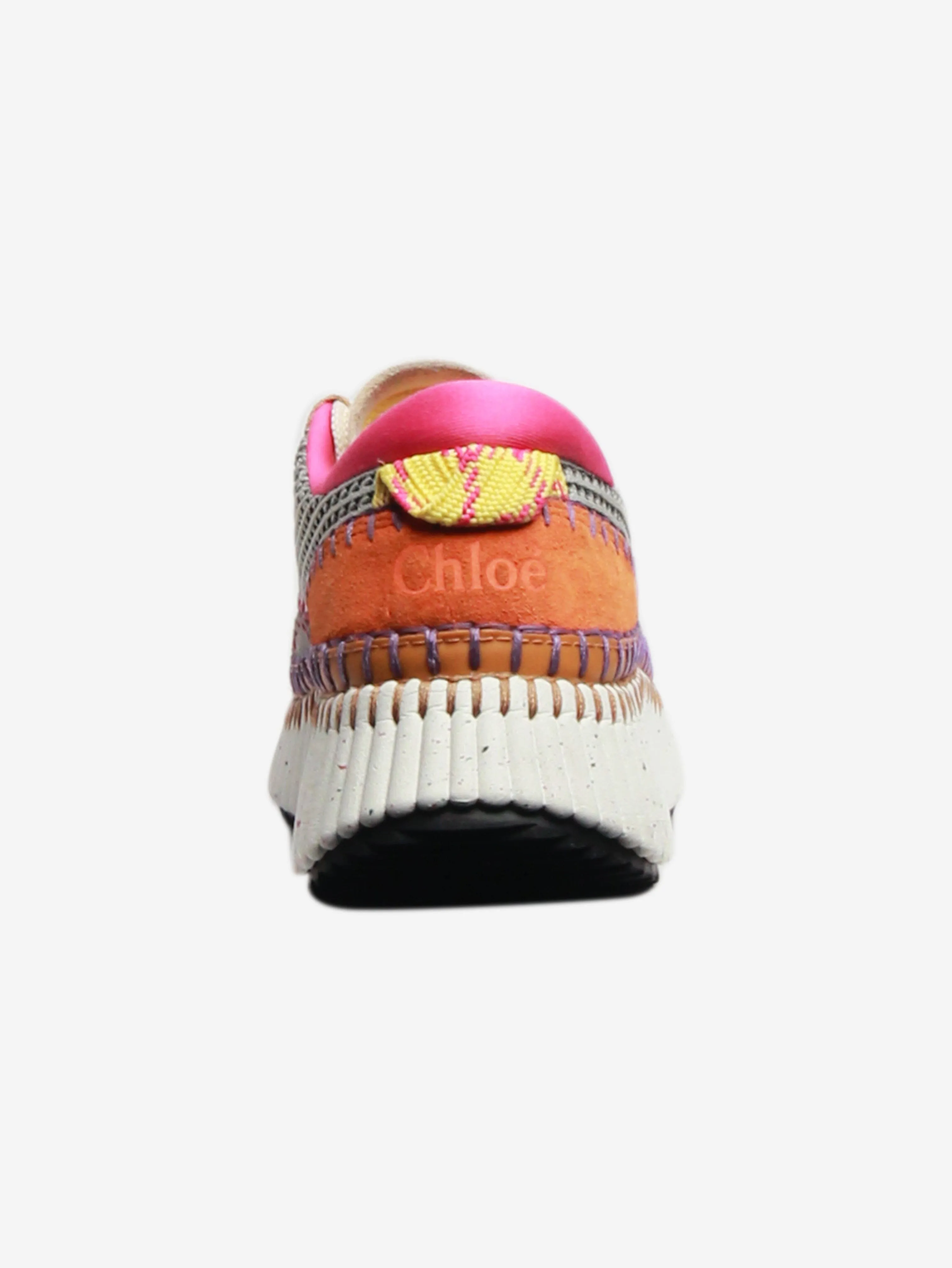 Chloe Multi Nama fabric sneakers - size EU 39 (UK 6)