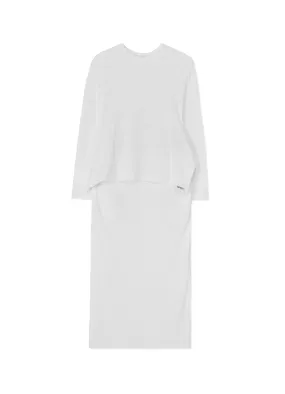 COMBED COTTON JERSEY DRESS