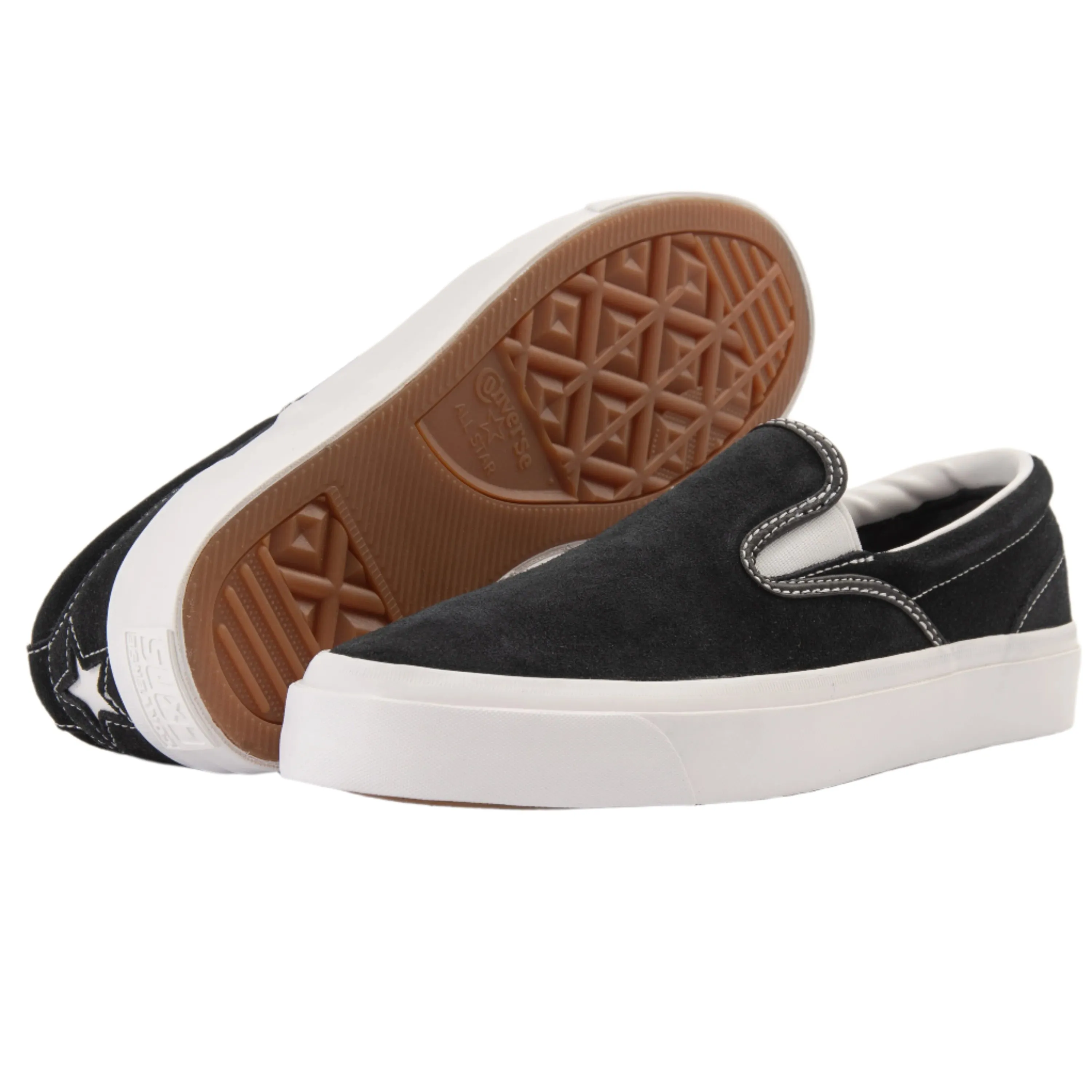 Cons - One Star CC Slip (Black/White)