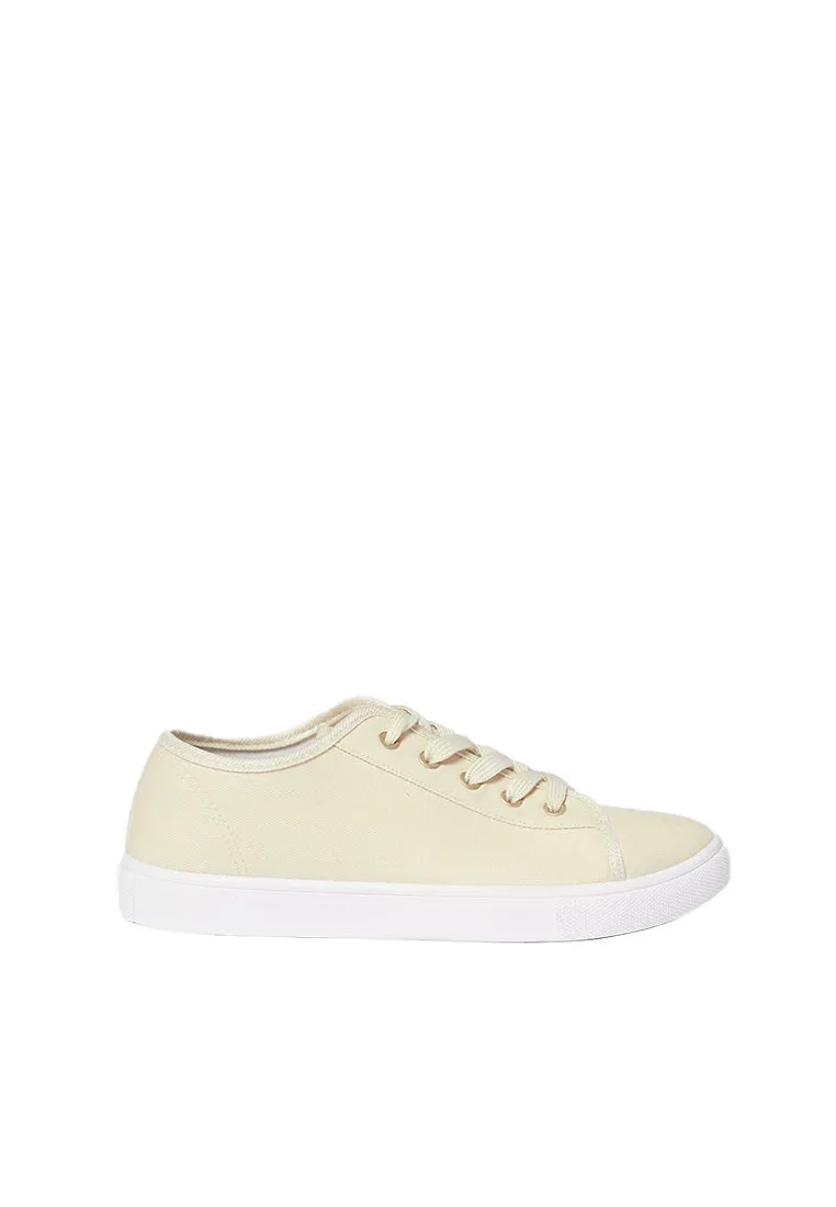 Cream Sneakers