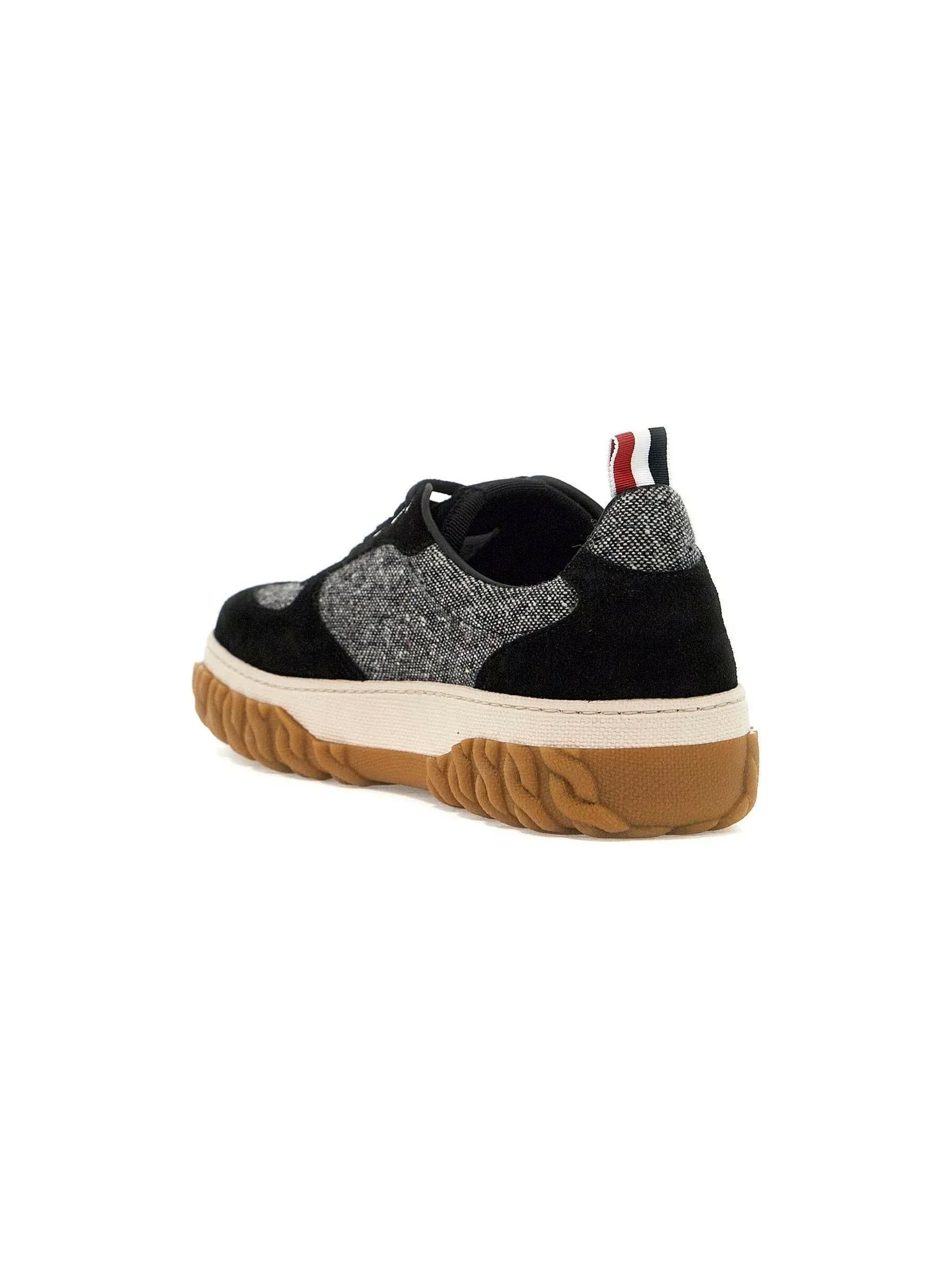 Donegal Tweed Cable Knit Sneakers