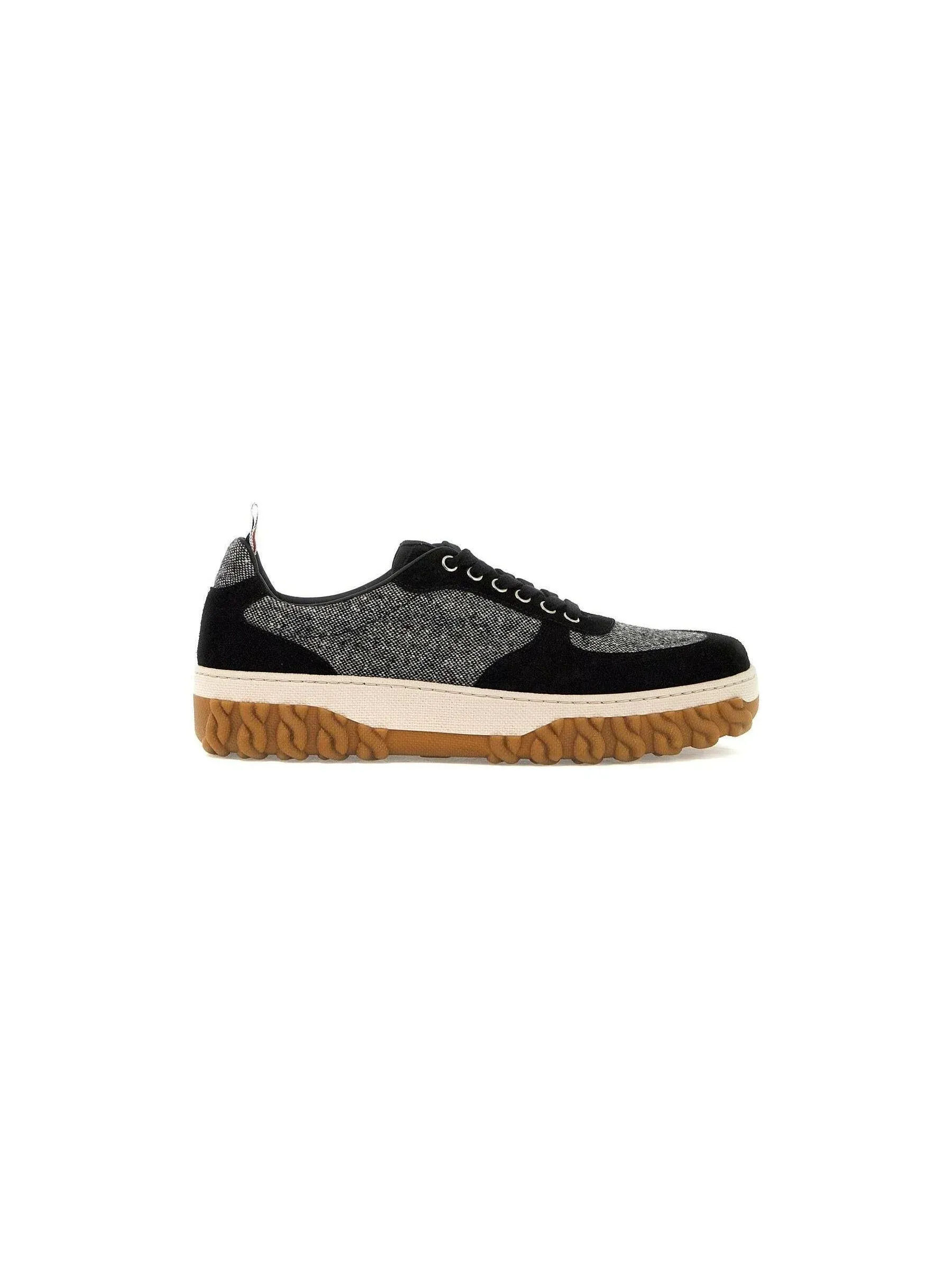 Donegal Tweed Cable Knit Sneakers