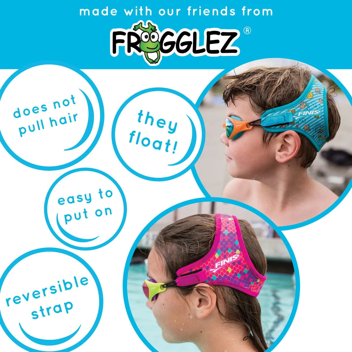 Frogglez® Goggles | The most comfortable kids' goggle