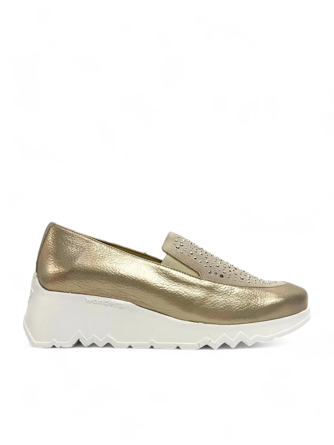 Heartfly Rhinestone Slip-on Sneakers