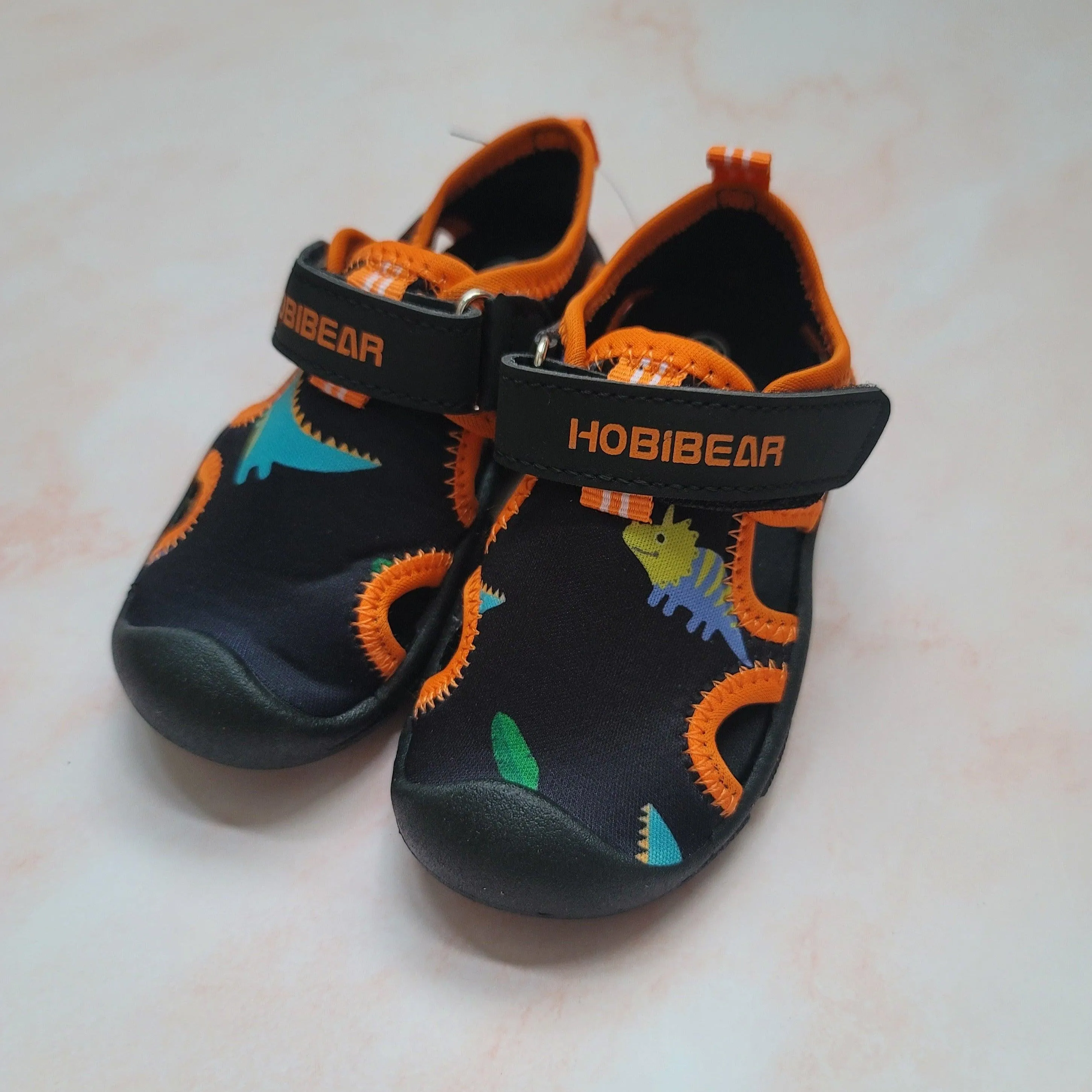 Hobibear Swim Sandals Orange Dino