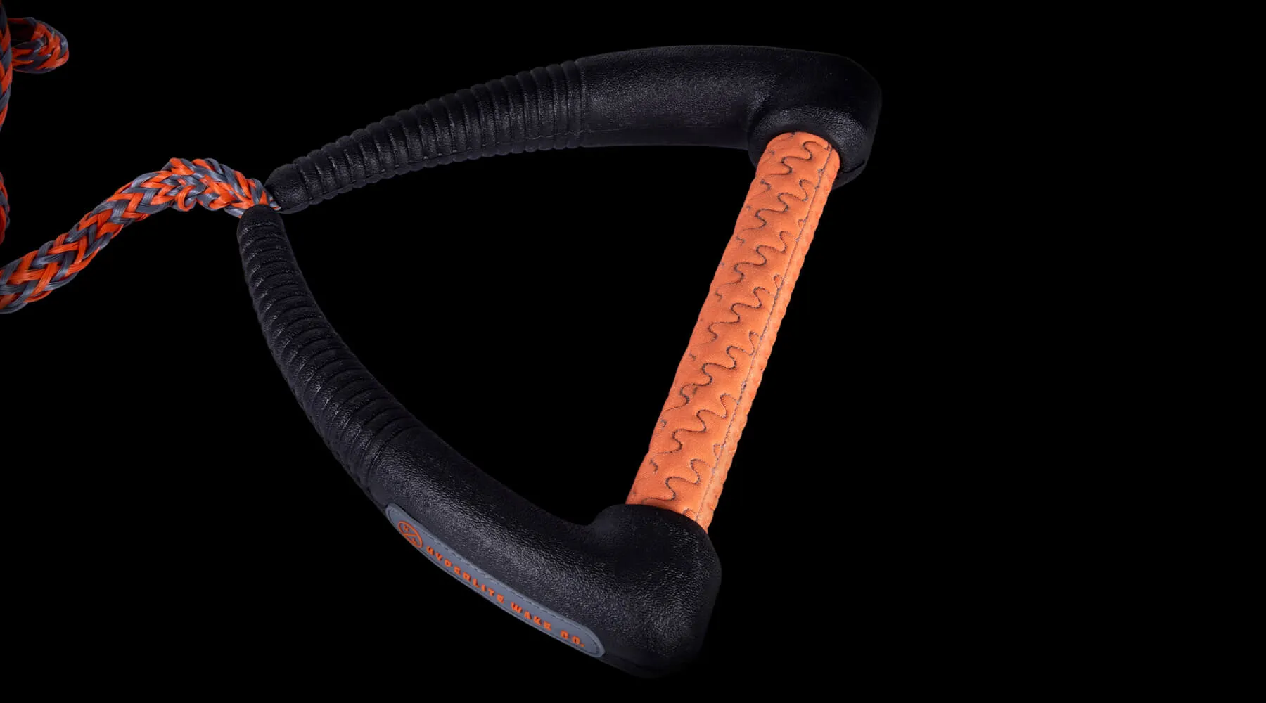 Hyperlite 25' Pro Surf Rope w/ Handle - Black/Orange