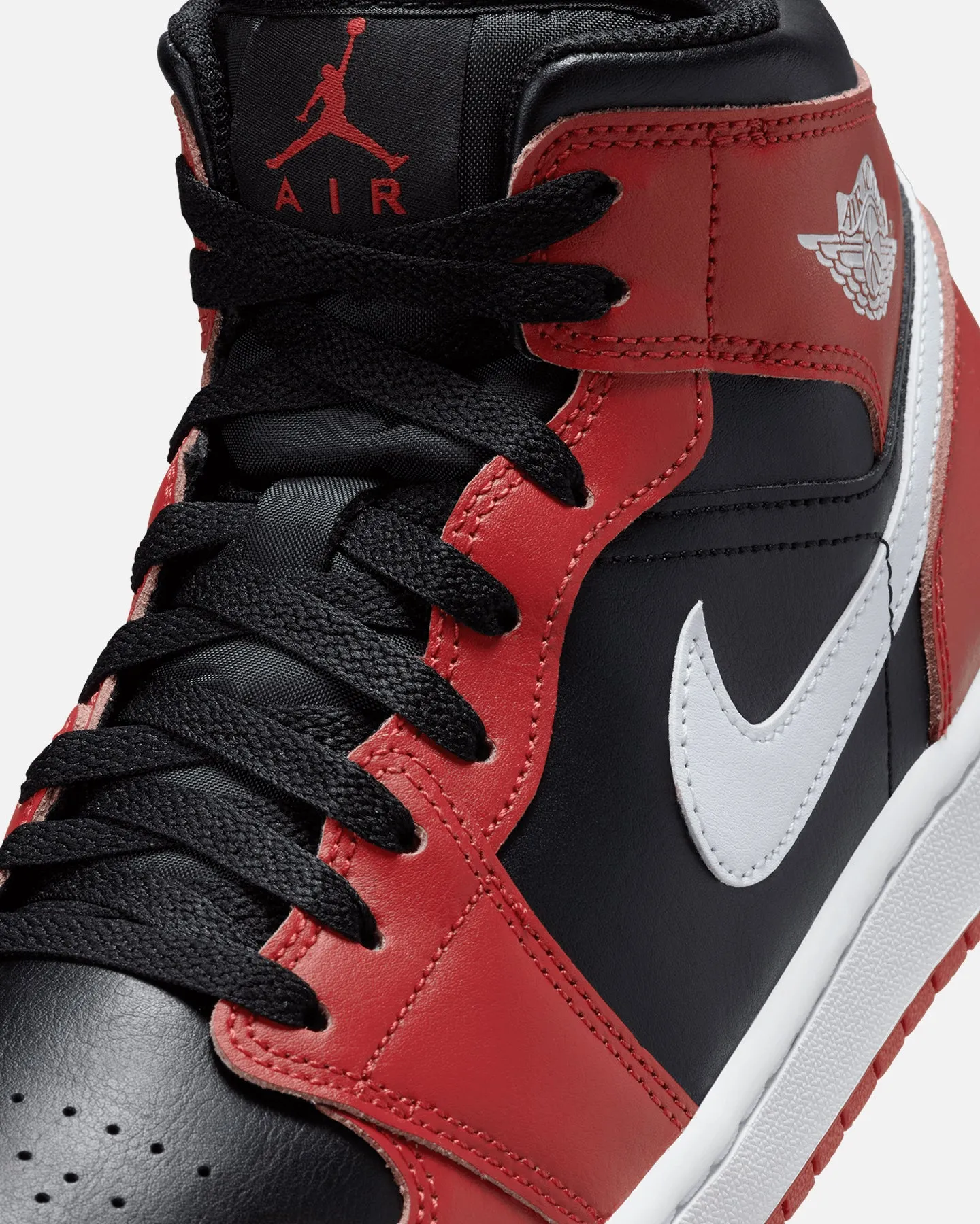 Jordan Air Jordan 1 Mid "Black/Gym Red" Black/Red