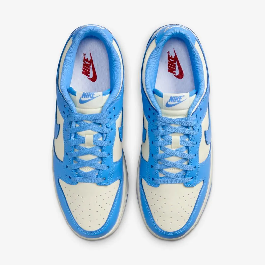 Nike Men's Dunk Low Shoes - Coconut Milk / University Blue / Gym Red / Sail / White