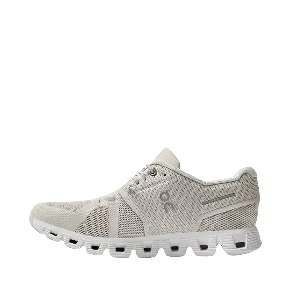 On Women's Cloud 5 Sneaker in Pearl/White