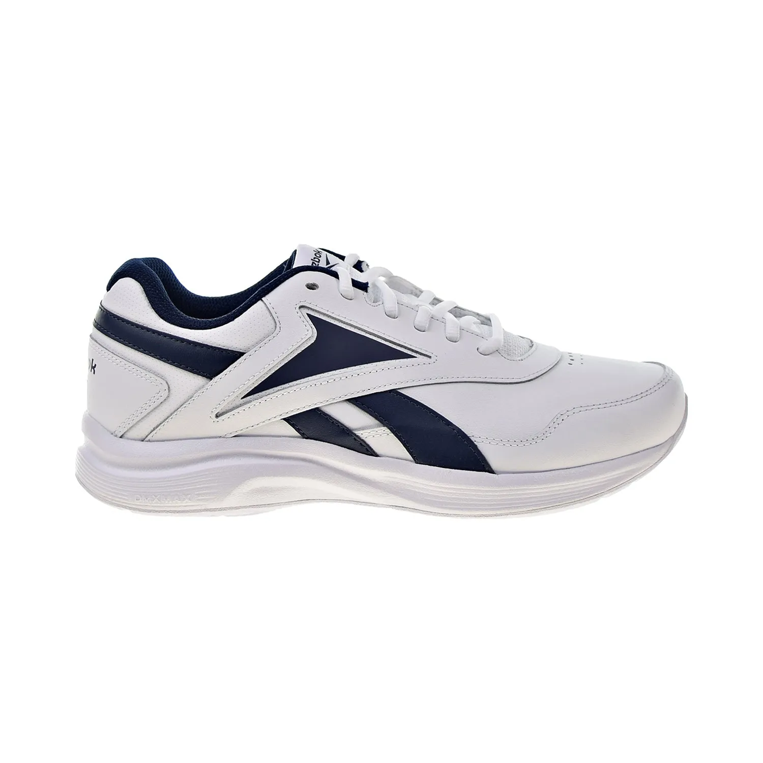 Reebok Walk Ultra 7 DMX Max (Extra Wide) 4E Men's Shoes White-Collegiate Navy