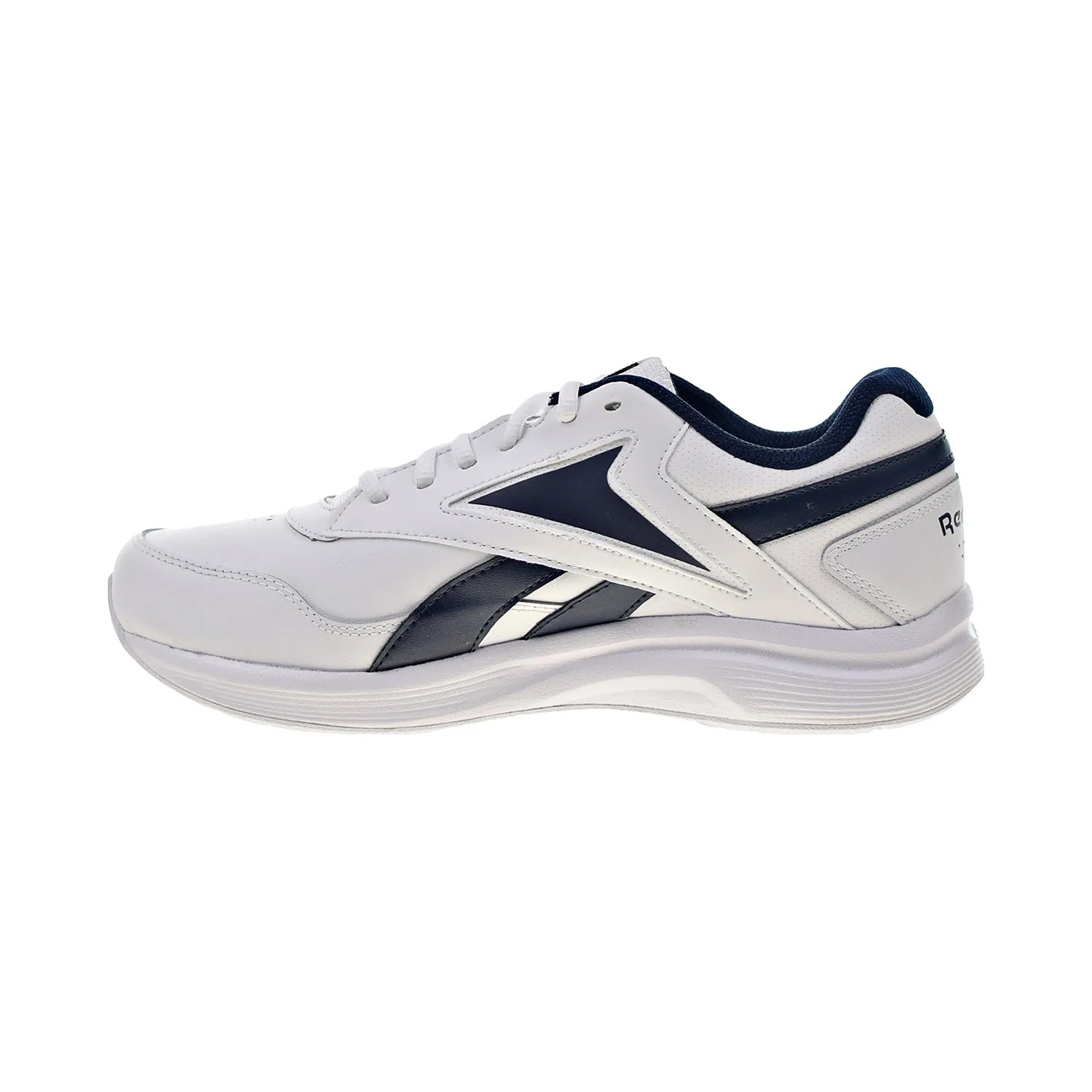 Reebok Walk Ultra 7 DMX Max (Extra Wide) 4E Men's Shoes White-Collegiate Navy