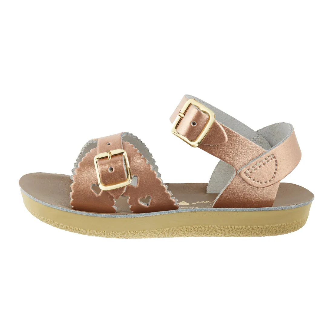 Saltwater Sweetheart Sandals Rose Gold