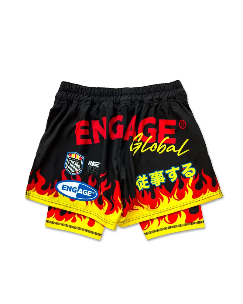 Shake n' Bake 2-in-1 Fight Shorts