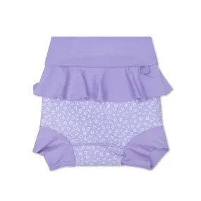 Swim Essentials Neoprene Nappy - Lilac Leopard