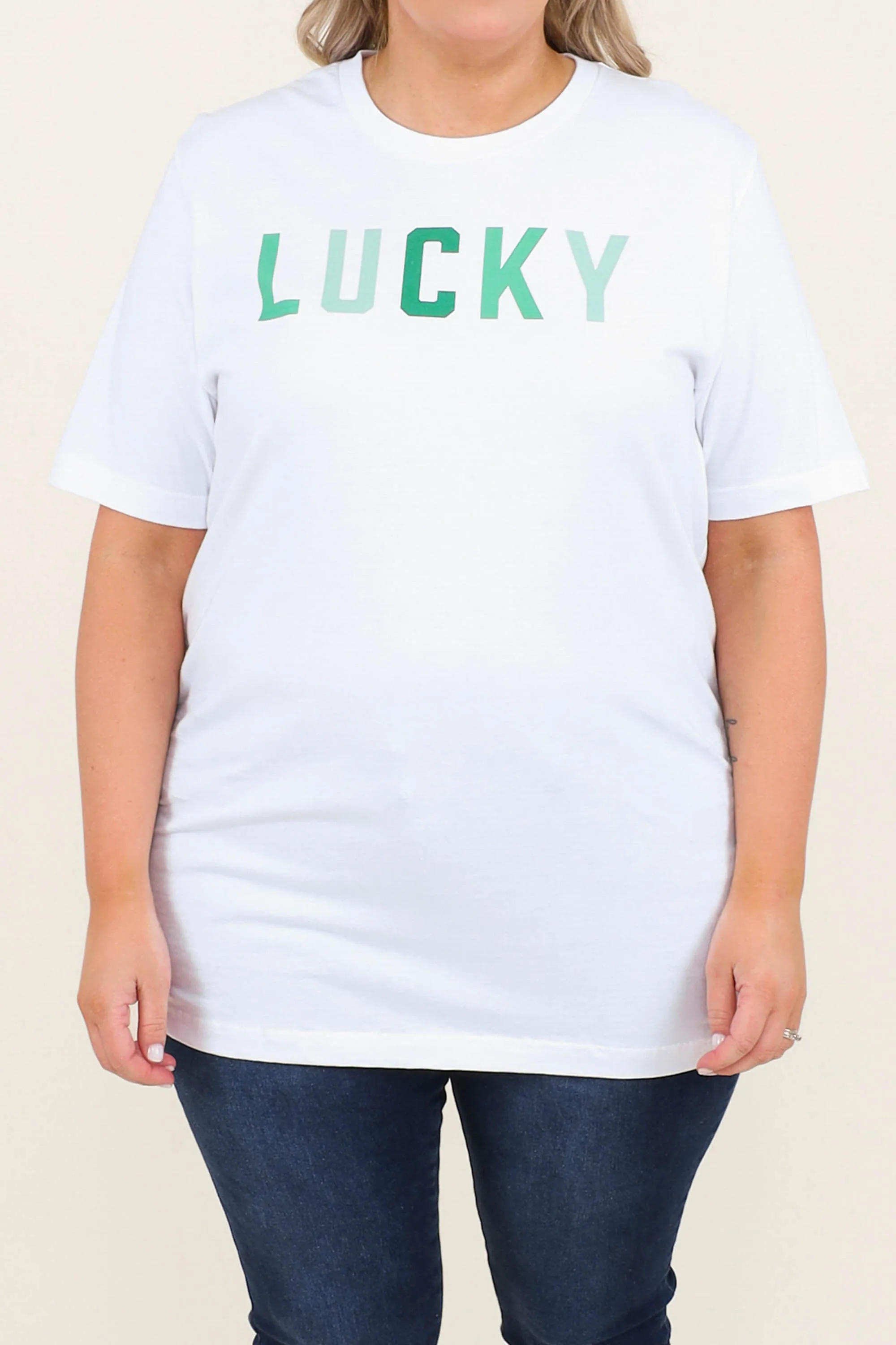 This Is My Lucky Tee, White