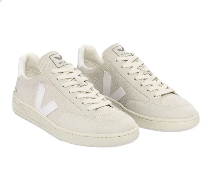 VEJA V-12 Alveomesh Natural white women