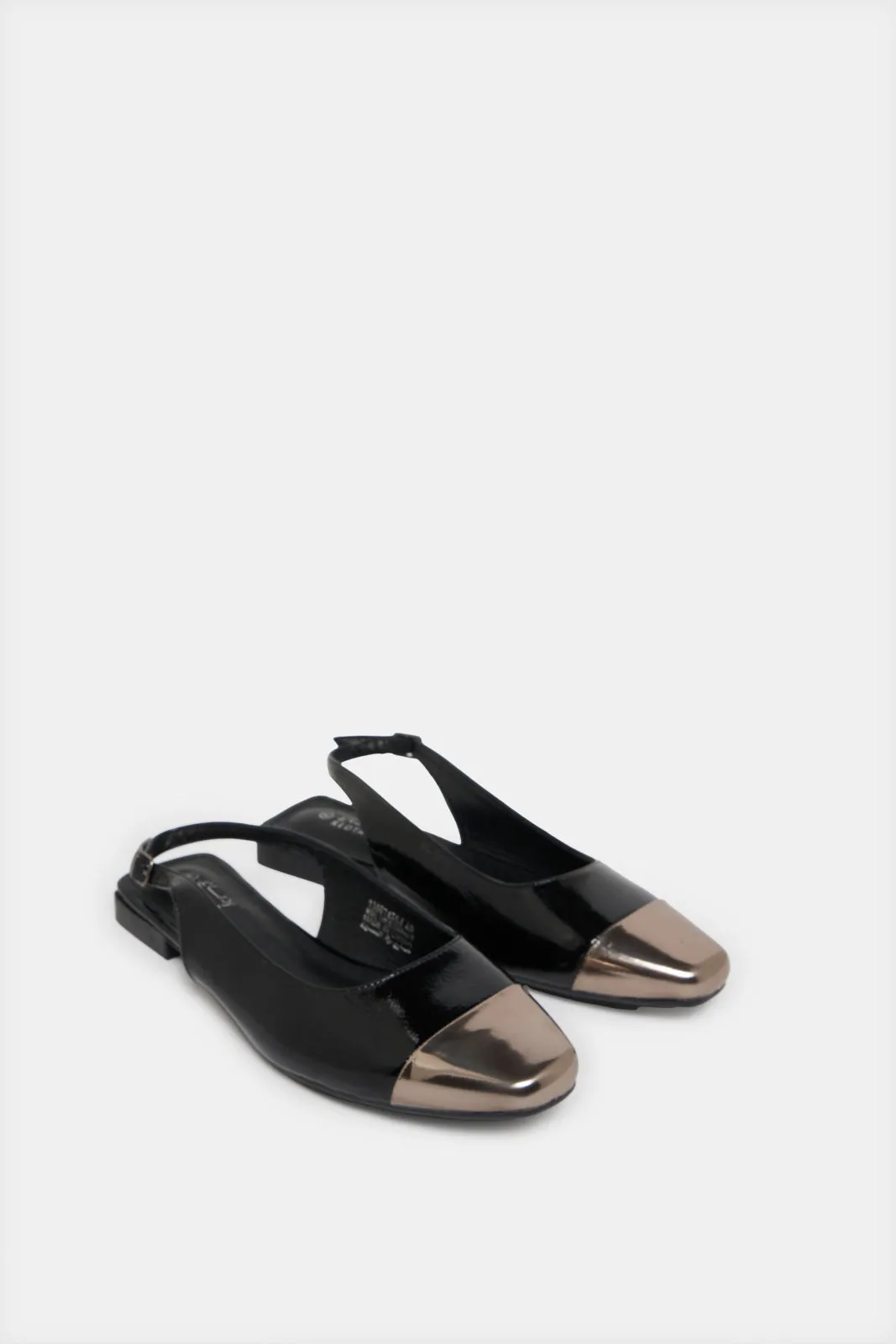 Women Black Slingback Shoes