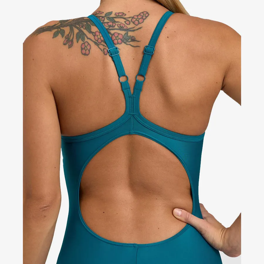 Women's Solid Lightdrop Back (Deep Teal)